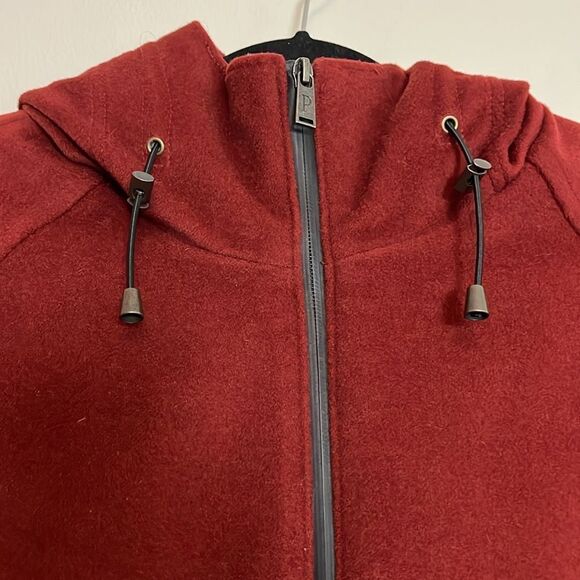 Pendleton Beverly wool poly blend zip anorak hooded jacket size large - Picture 7 of 16